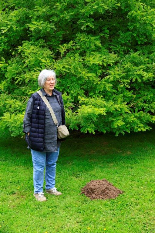 Valerie making a mountain out of a molehill.