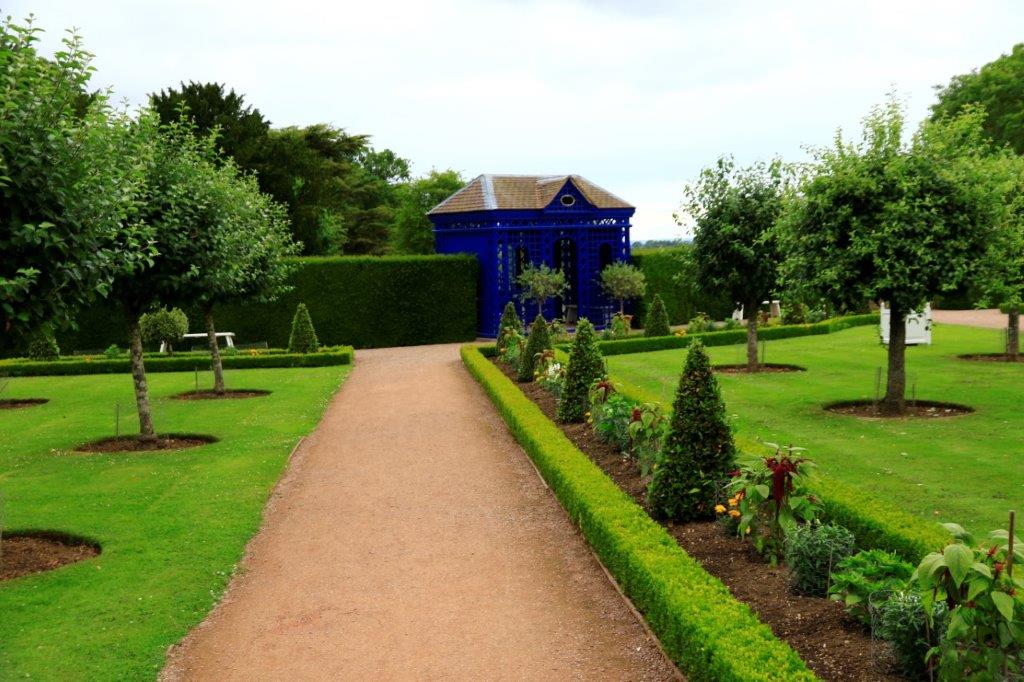 View towards the 'blue' pavilion.